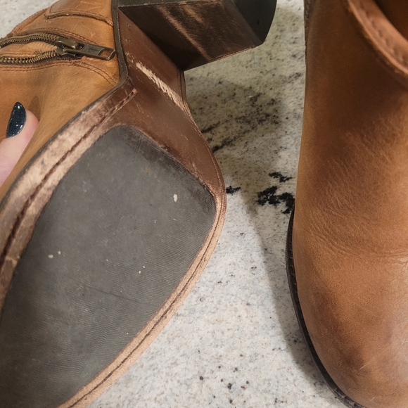 Frye Jenny Ankle Boots Brown Womens 8 - Picture 7 of 16